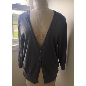 Women’s grey cardigan